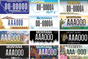 Montana License Plates